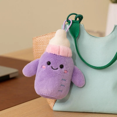 Kawaii Drink Cup Plush Keychain | Cute Stuffed Cup Pendant, 6\" | 15 cm
