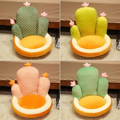 Cojín para asiento infantil Cactus - Acogedor y suave