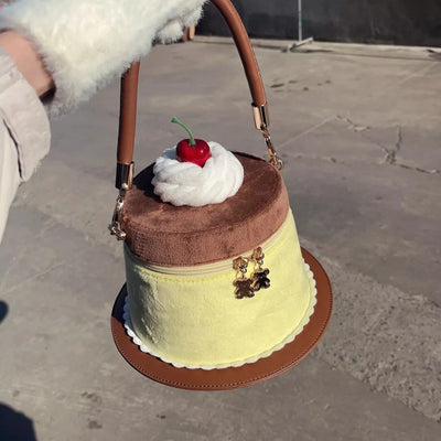Pudding Lolita Kawaii Handbag – Sweet Dessert Style