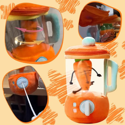 Blender Plush Toy with Spinning Food