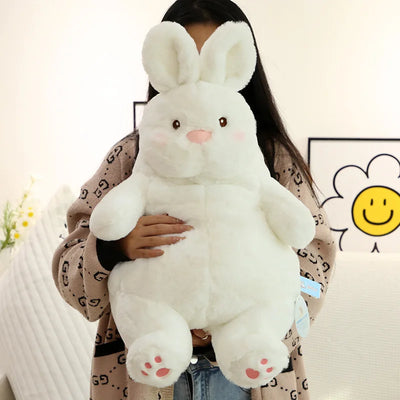 Giant Lazy Bunny Plush Doll – Soft Baby Sleep Pillow, Up to 24" | 60 cm