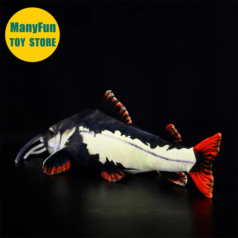 Realistic Redtail Catfish Plush Toy, 20" | 52 cm