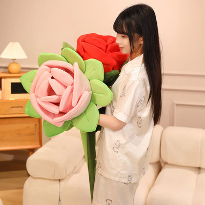 Giant Plush Rose Flower, 16-43" | 40-110 cm