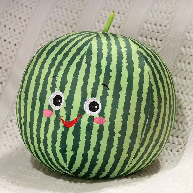 Kawaii Simulation Fruit Plushies – Apple, Watermelon & More, 4-12" | 10-30 cm