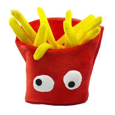 Fast Food Novelty Hat Set | Hamburger, Fries & Pizza Costume Caps