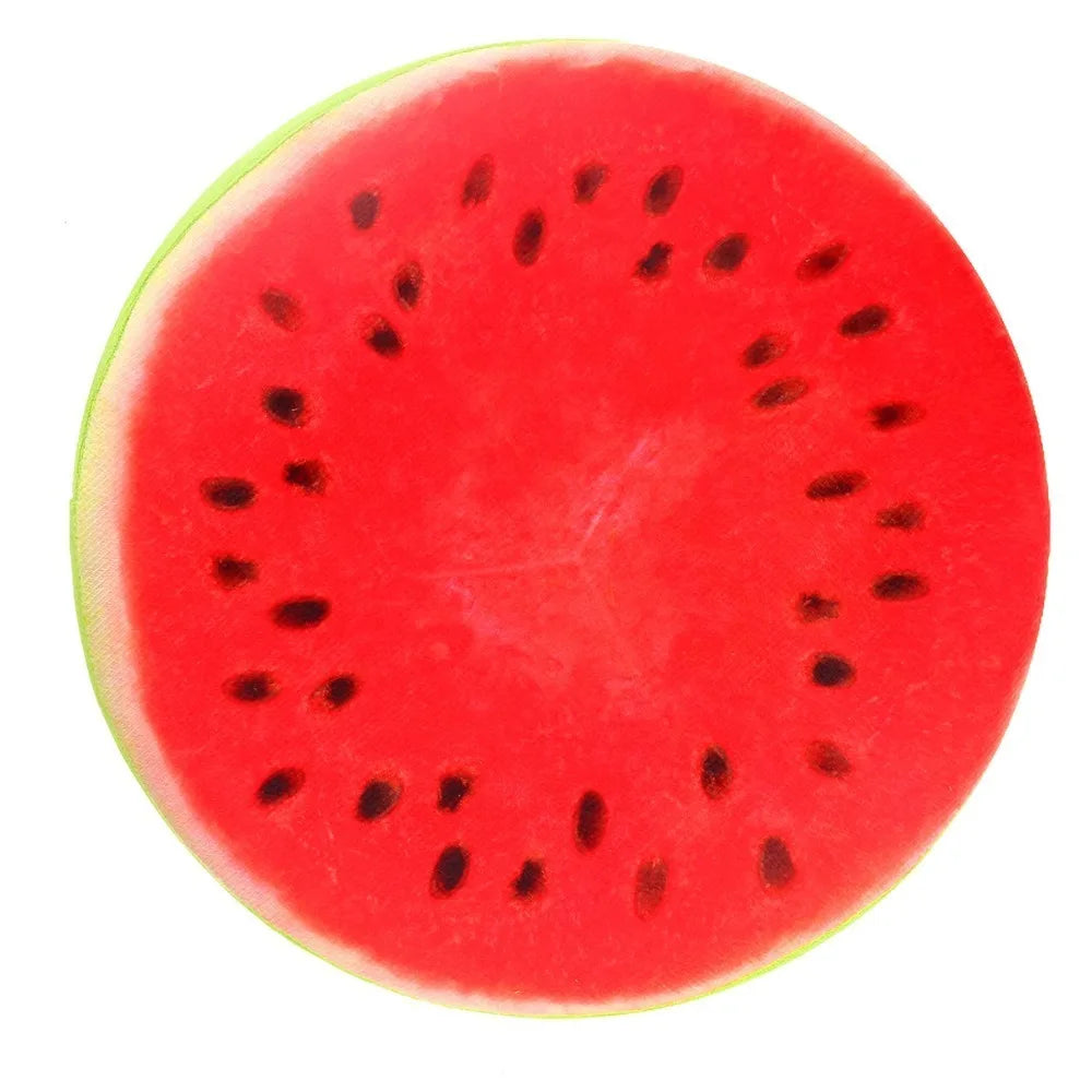 Cuscini in peluche a forma di frutta affettata, sei stili, 13" | 32 centimetri