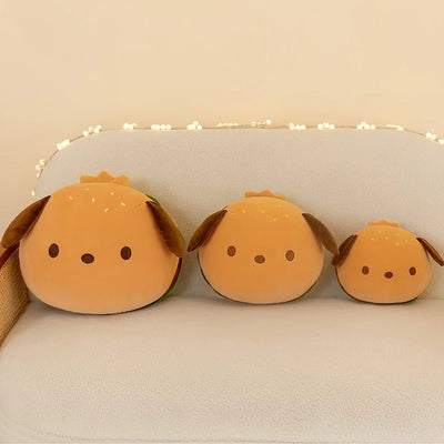 Plushie Hamburger Dog, 10-12" | 25-30 cm