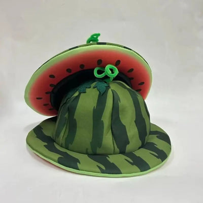 Watermelon Brim Sun Hat | Fruit Party Costume Cap