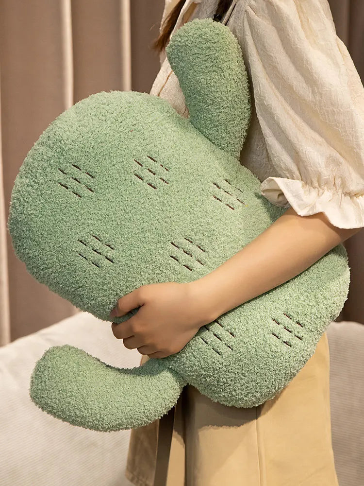 Cojín decorativo de cactus de peluche, tres colores, 12-16" | 30-40 centímetros