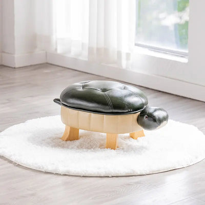 Puff in Ecopelle Turtle Time - Cinque Colori