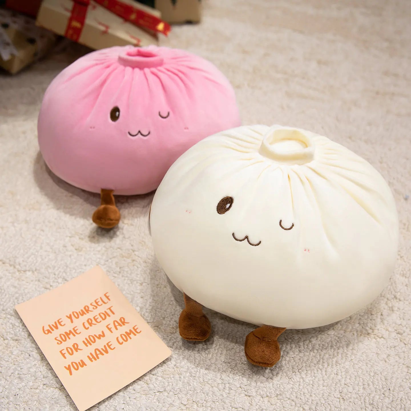 Jiaozi Dumpling Plush Pillow, 16" | 40 cm