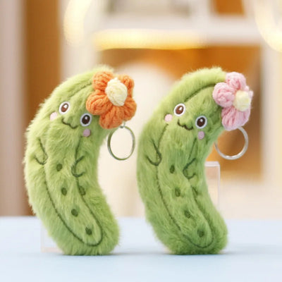 Kawaii Vegetable Plush Toy Keychain | Cute Food Pendant for Bags & Keys