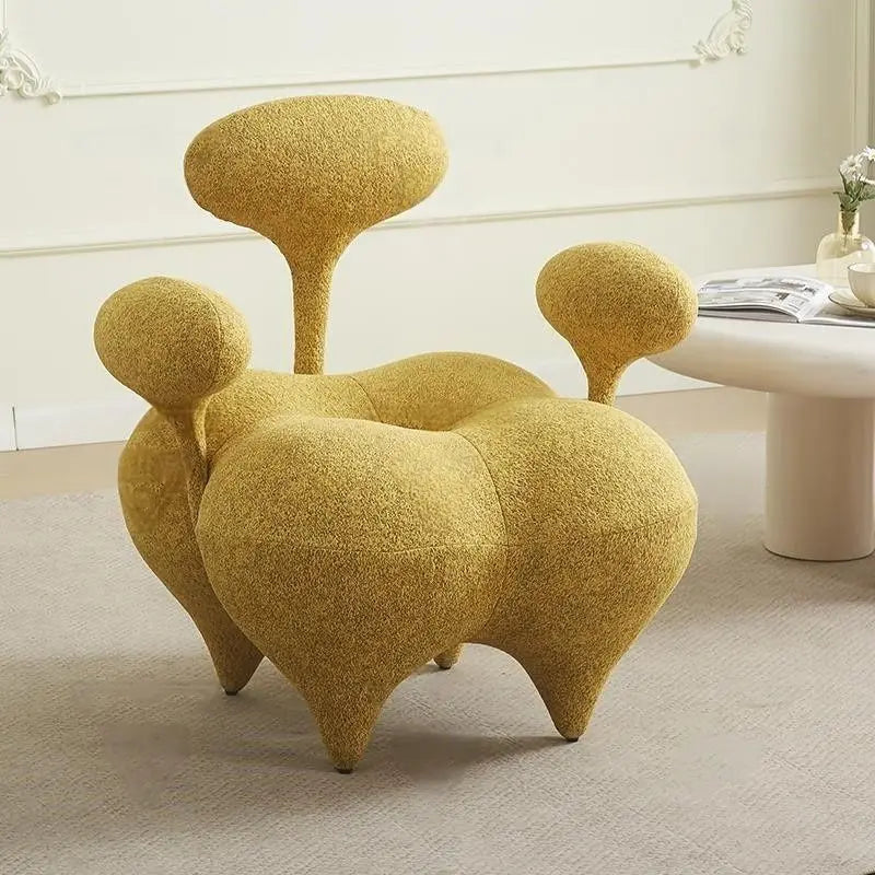 Mushroom-Inspired Small Sofa – Nordic Style Modern Mini Sofa