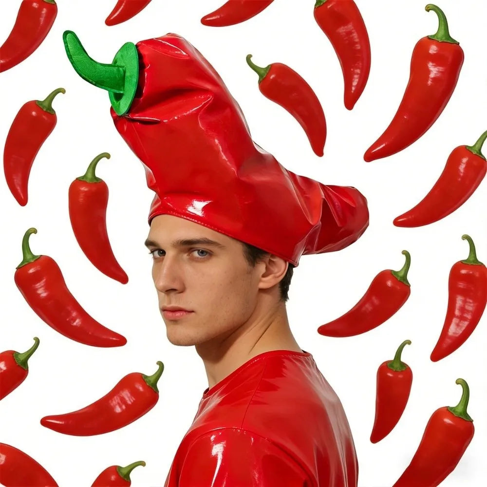 Chili & Tentacle Party Hat | Food Costume Headwear