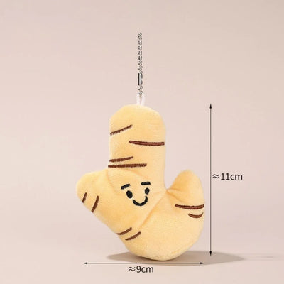 Plushie Cartoon Food Keychain, 20 Varieties