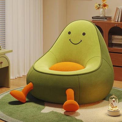 Kawaii Green Lazy Bean Bag Sofa Chair