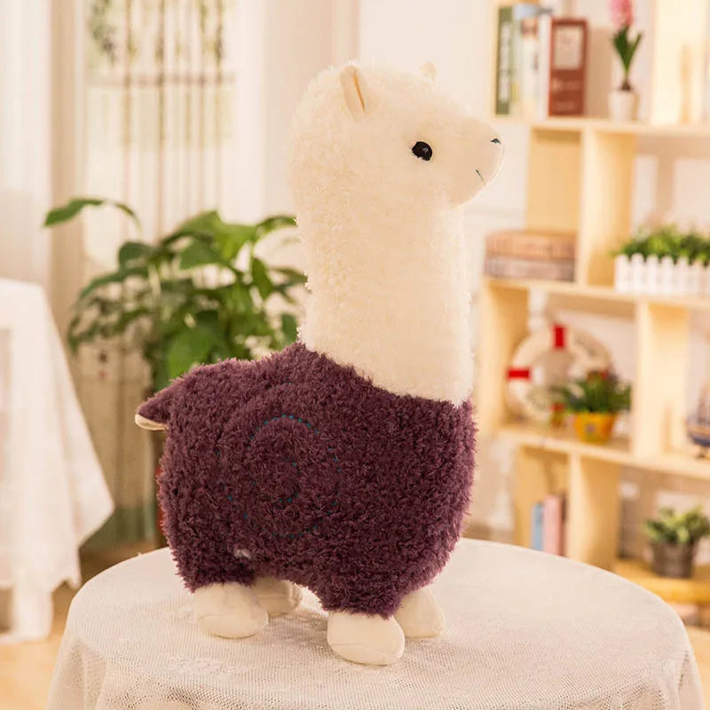 Animal de peluche Alpaca Adorable, Seis Colores, 10" | 25 centímetros