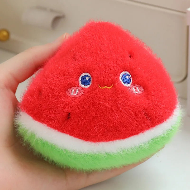 Simulation Fruits & Vegetables Plush Pendant Set | 18 Styles, 9 cm Each