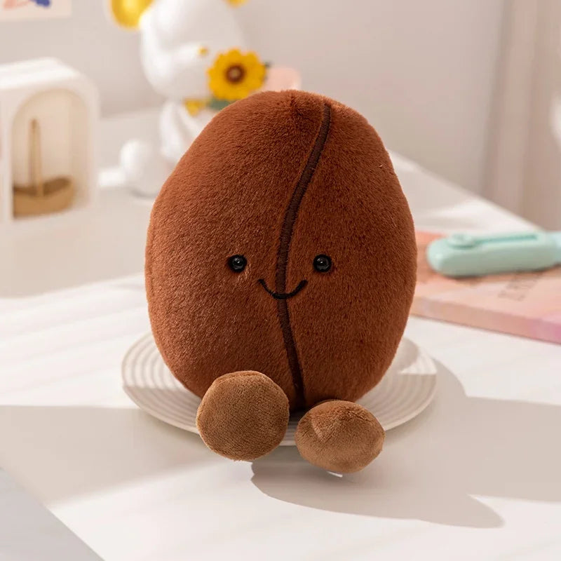 Coffee Bean Plushie, 5-8" | 13-21 cm