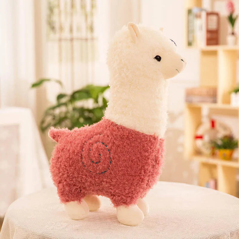 Animal de peluche Alpaca Adorable, Seis Colores, 10" | 25 centímetros