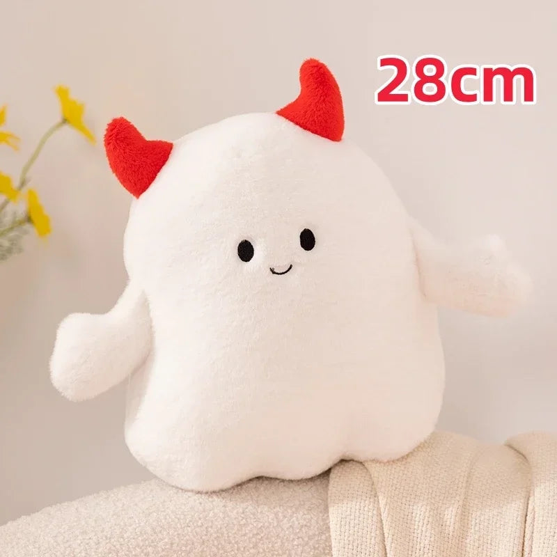 Halloween Pumpkin Ghost Plush Toy – Holiday Stuffed Plant Pillow