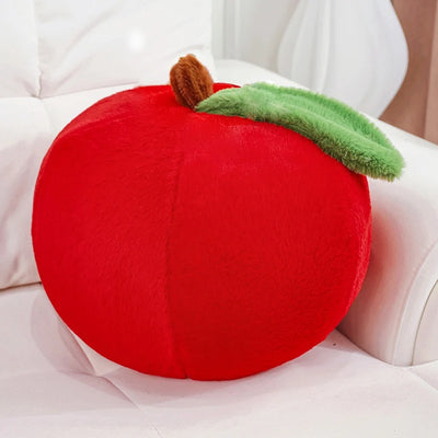 Manzana Roja Grande Realista de Peluche, 10-16" | 25-40 centímetros