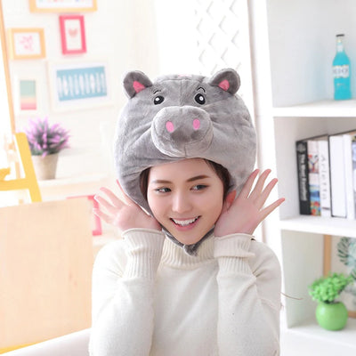 Pig Nose Plush Headgear | Cute Animal Costume Hat