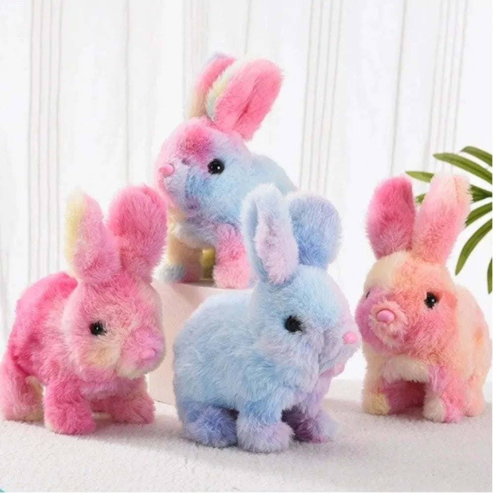 Peluches de Conejo Tie-Dye, 4" | 10 centímetros