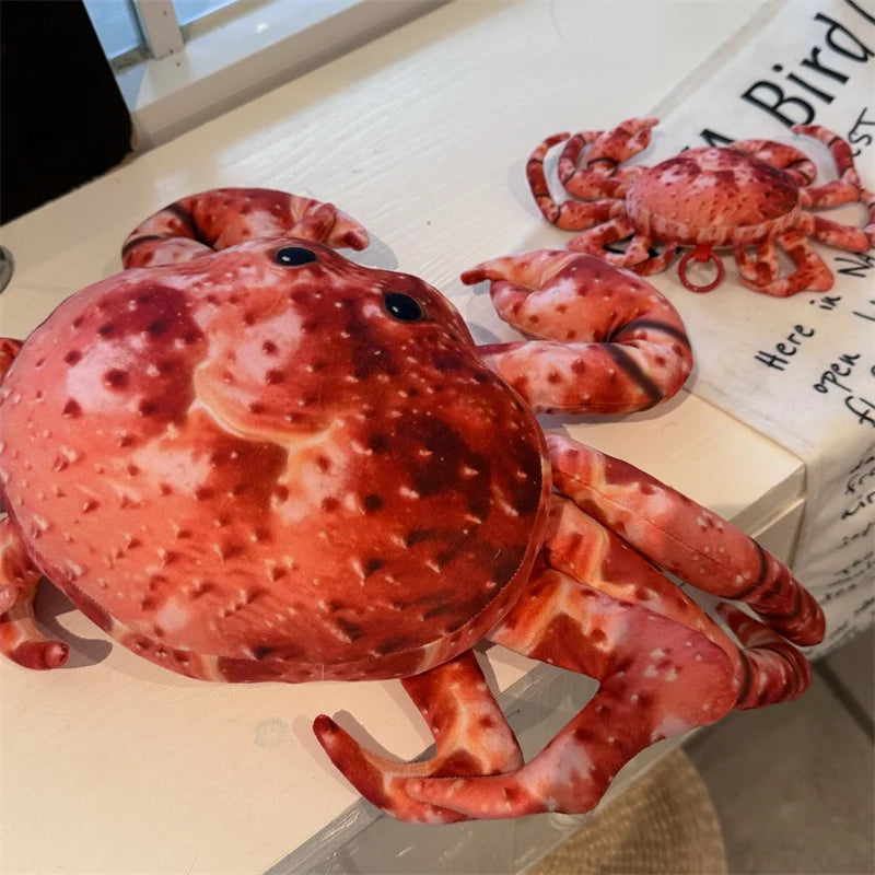 Realistic King Crab Plush Toy | Simulation Giant Crab Stuffed Animal