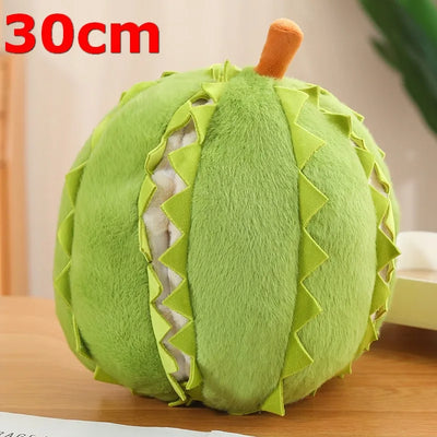 Tearable Durian Plushie | Detachable Stress-Relief Stuffed Fruit Toy