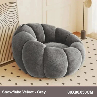 Sillón de felpa inspirado en calabaza - Seis colores