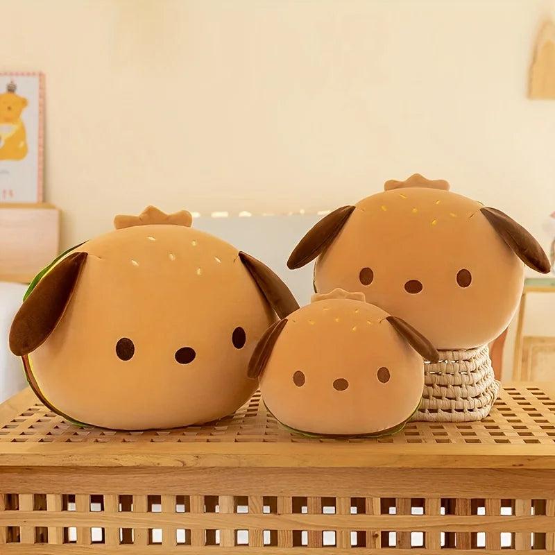 Plushie Hamburger Dog, 10-12" | 25-30 cm