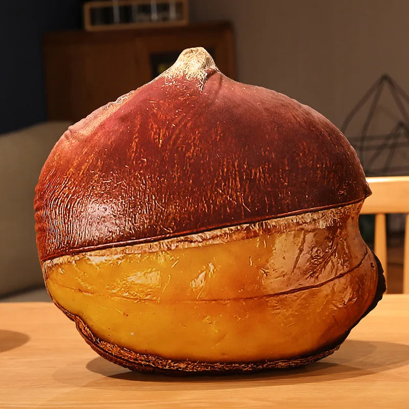 Nourriture en peluche réaliste Noix : Huit variétés, 16-22" | 40-55 cm