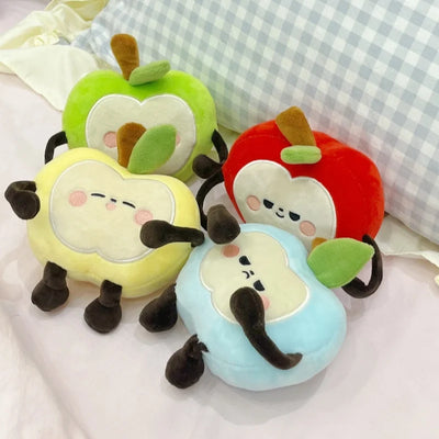 Squishy Apple Plush Pillow – Soft Stuffed Fruit Toy, Three Sizes