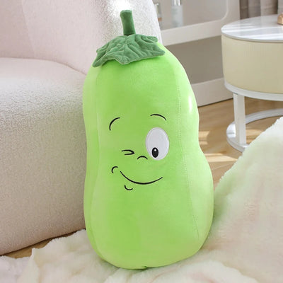 Kawaii Vegetable Plush Pillows – Corn, Carrot, Pumpkin & More, 8-35" | 20-90 cm