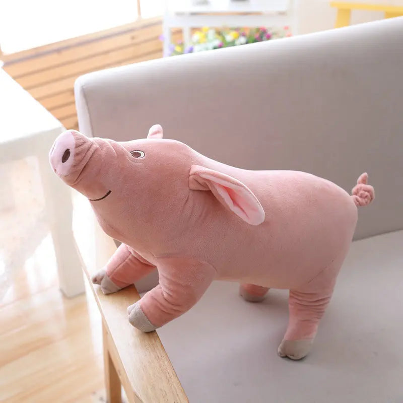 Giant Cute Pig Stuffed Plush Toy | Soft Kawaii Piggy, 10-24\" | 25-60 cm