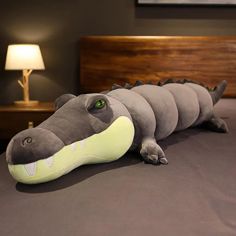 Jumbo Krokodil Plüschspielzeug: Drei Farben, 2,6-5,9 ft | 80-180 cm