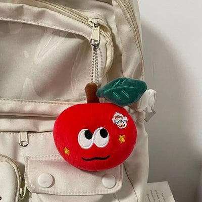 Surprise Red Apple Plush Toy | Hidden Caterpillar Ring Gift Box, 4\" | 10 cm