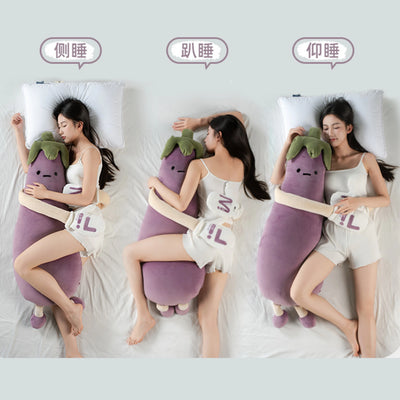 Eggplant King Adjustable Sleep Pillow – Soft Soothing Bed Pillow