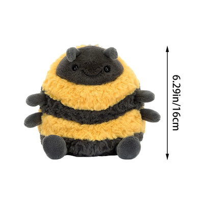 Bee & Honey Jar Plush Toy – Kawaii Soft Stuffed Bee Doll Sleep Pillow