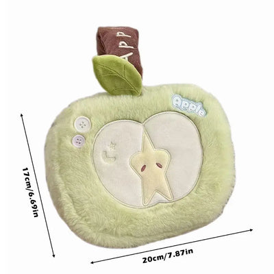 Apple-Shaped Cosmetic Bag | Large Capacity Fruit Toiletry Pouch