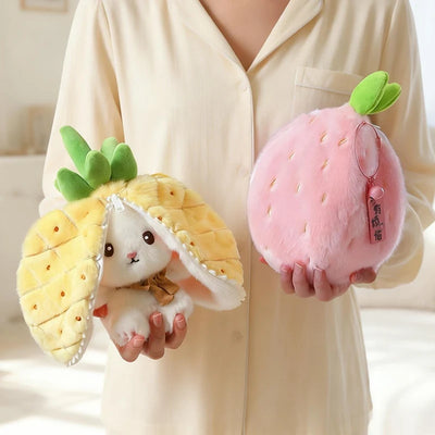 Fruit Bunny Plush Toys – 6 Styles, 5" | 13 cm
