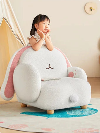 Adorable Rabbit Plushie Chair for Kids, 24"-31" | 60-71 cm plush toy – – – Image 5 | Plushie Produce