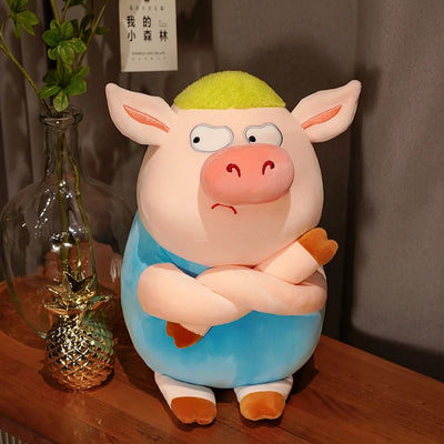 Angry Pig Plushies – Three Colors - 14-22" | 35-55 cm plush toy – – – Image 3 | Plushie Produce