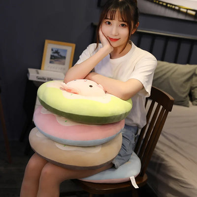 Animal Donut Plushie Seat Cushions, 16" | 40 cm plush toy – – – Image 5 | Plushie Produce