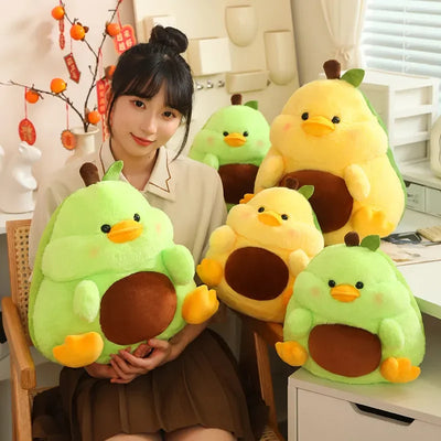 Avocado Duck Plushie, 12-16" | 30-40 cm plush toy – – – Image 4 | Plushie Produce