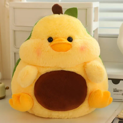Avocado Duck Plushie, 12-16" | 30-40 cm plush toy – – yellow – Image 9 | Plushie Produce