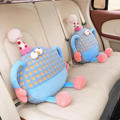 Birthday Waffle Cushion Plushie for Head/Lumbar Support, 14-20" | 35-50 cm plush toy – – – Image 5 | Plushie Produce