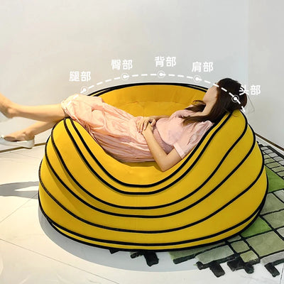 Bumble Bee Bliss Lounge Chair plush toy – – – Image 5 | Plushie Produce