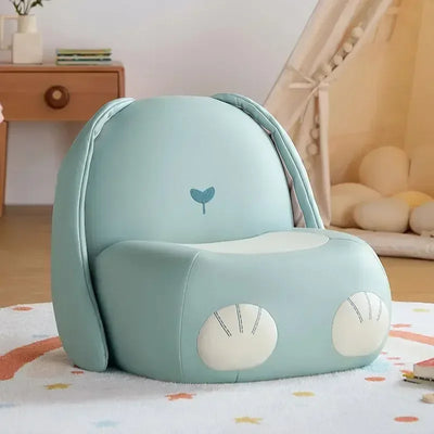 Bunny-Themed Children's Reading Chair - Two Colors plush toy – – Blue – Image 1 | Plushie Produce